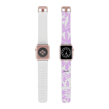 Pink Watch Band for Apple Watch, Rose GoldSush Dopamine Decor