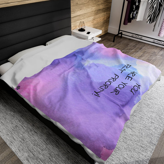 Plush Gradient Blanket, Extra SoftSush Dopamine Decor