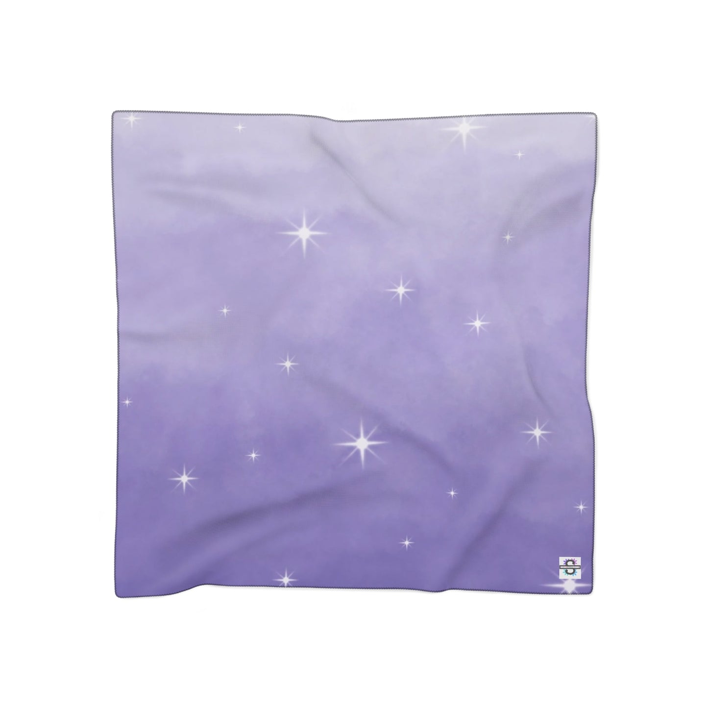 Purple Blingy Poly Scarf | ApparelsSush Dopamine Decor