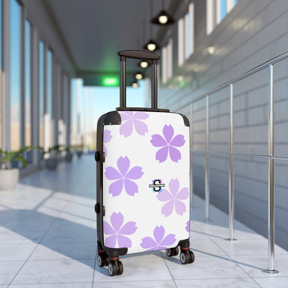 Purple Floral Travel Suitcase | Luggage bags | AccessoriesSush Dopamine Decor