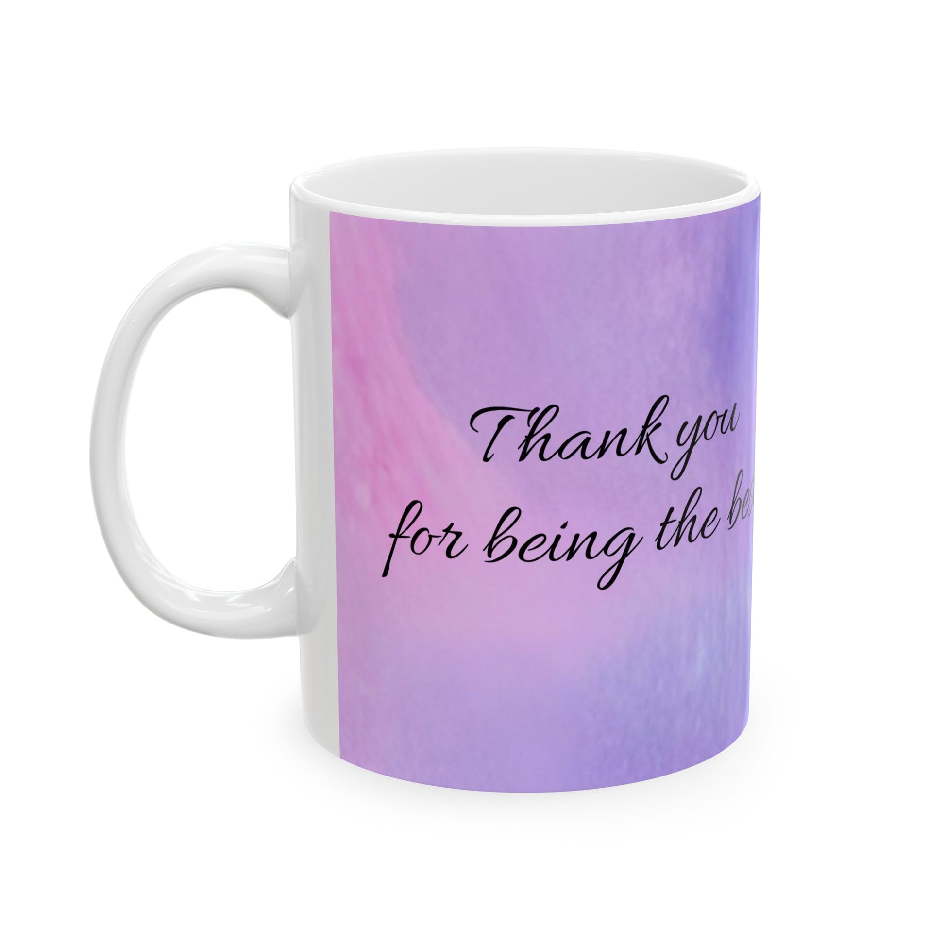 Purple gradient "I LOVE YOU" MugSush Dopamine Decor