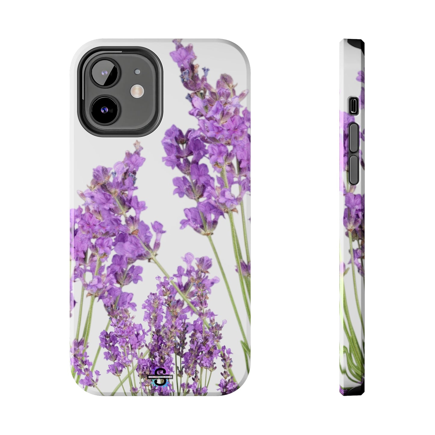 Purple Lavender print cute Phone Cover, Mobile case, iPhone 7 to iPhone15 AvailableSush Dopamine Decor