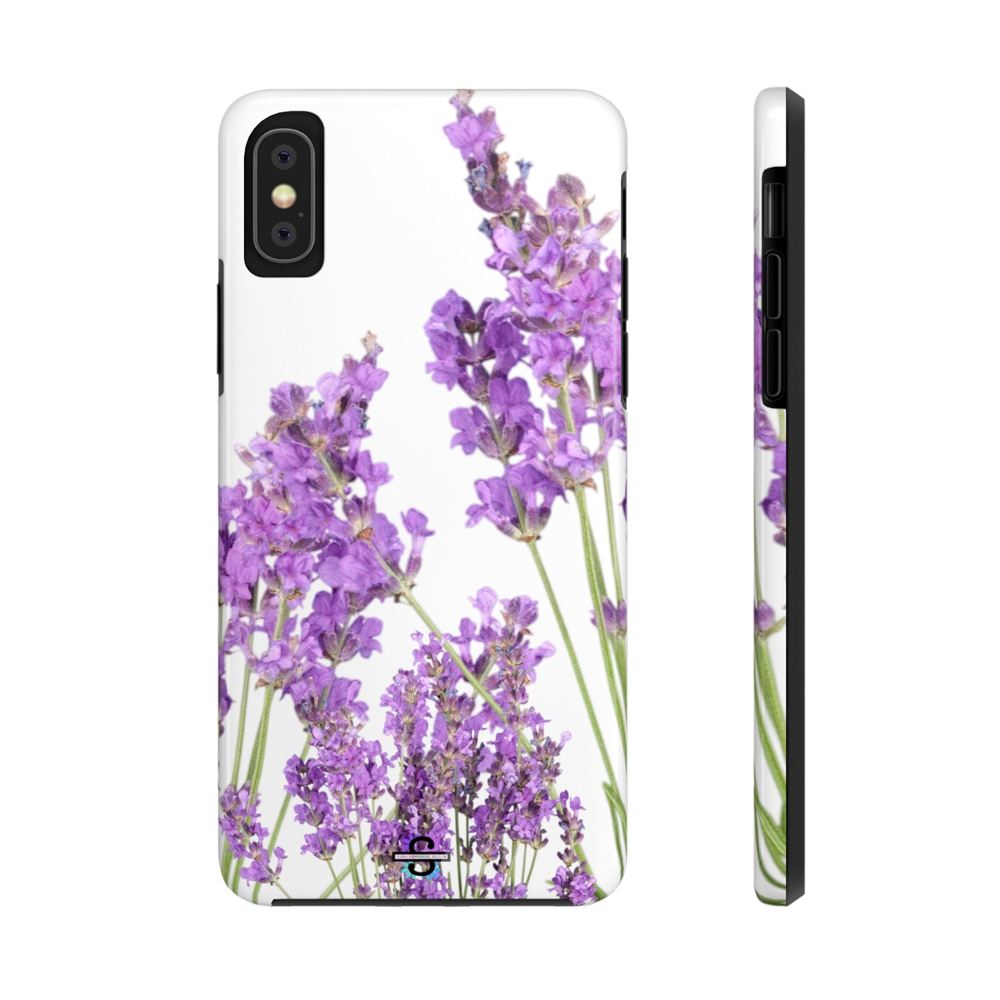 Purple Lavender print cute Phone Cover, Mobile case, iPhone 7 to iPhone15 AvailableSush Dopamine Decor