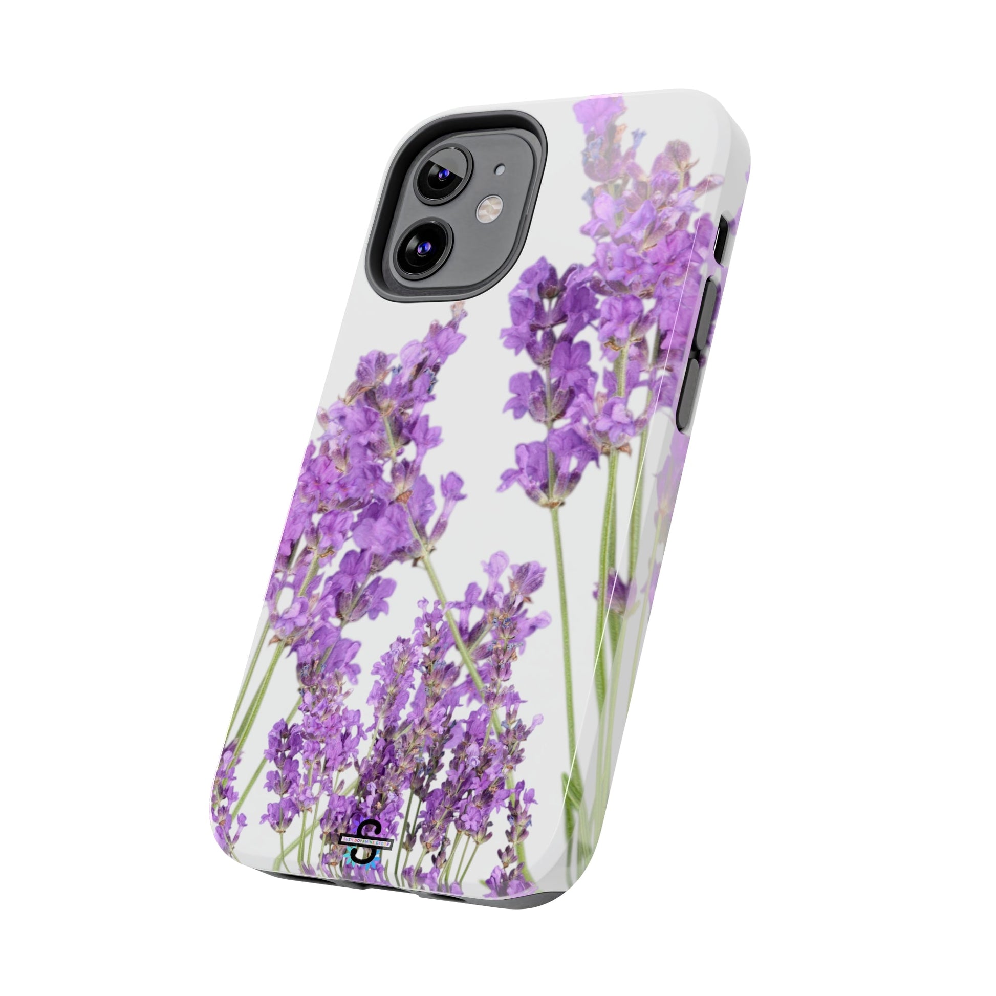 Purple Lavender print cute Phone Cover, Mobile case, iPhone 7 to iPhone15 AvailableSush Dopamine Decor