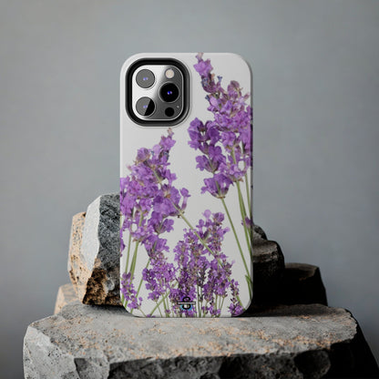 Purple Lavender print cute Phone Cover, Mobile case, iPhone 7 to iPhone15 AvailableSush Dopamine Decor