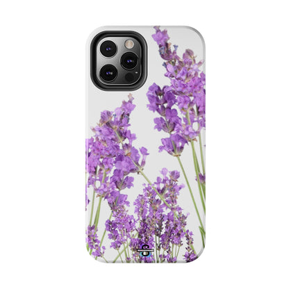 Purple Lavender print cute Phone Cover, Mobile case, iPhone 7 to iPhone15 AvailableSush Dopamine Decor