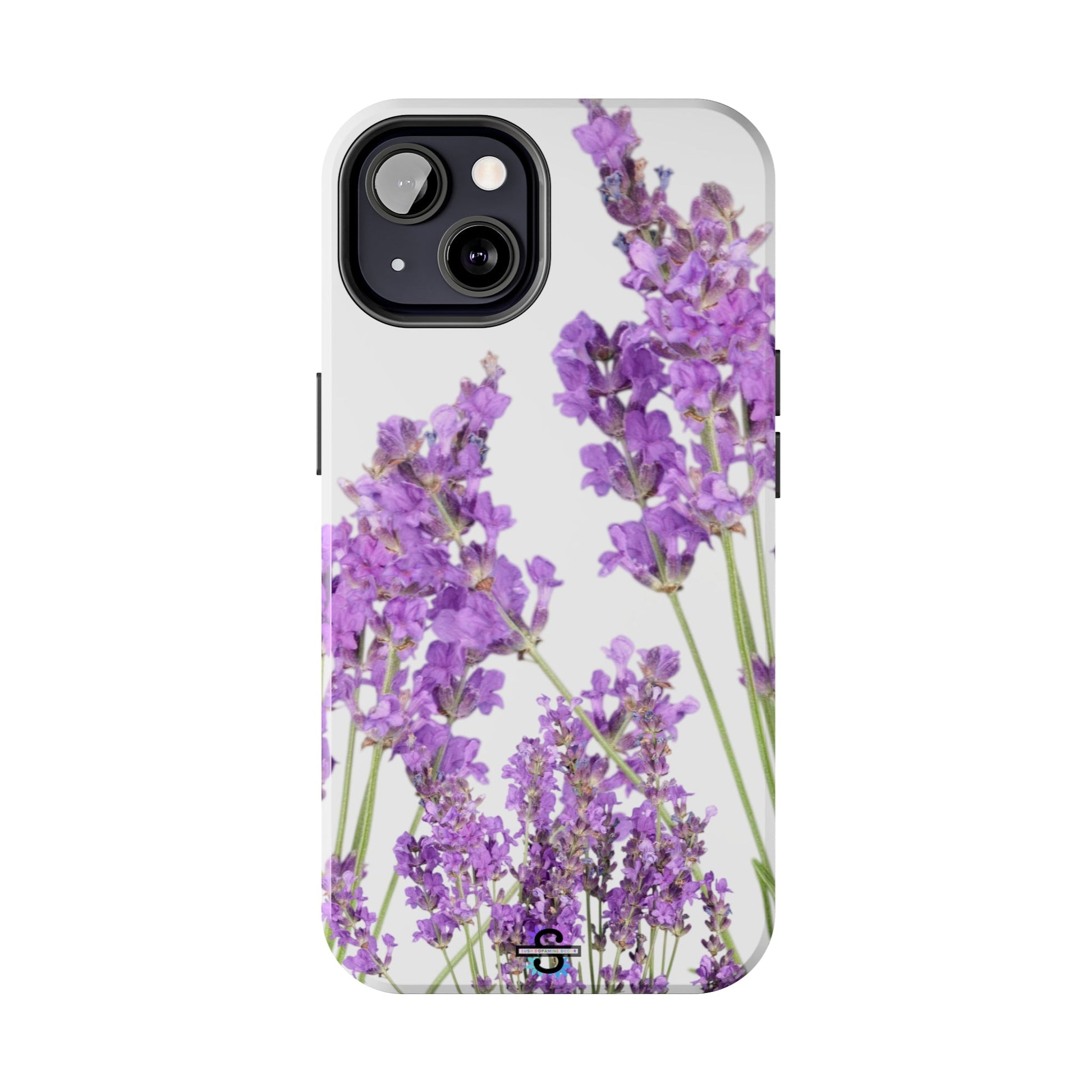 Purple Lavender print cute Phone Cover, Mobile case, iPhone 7 to iPhone15 AvailableSush Dopamine Decor