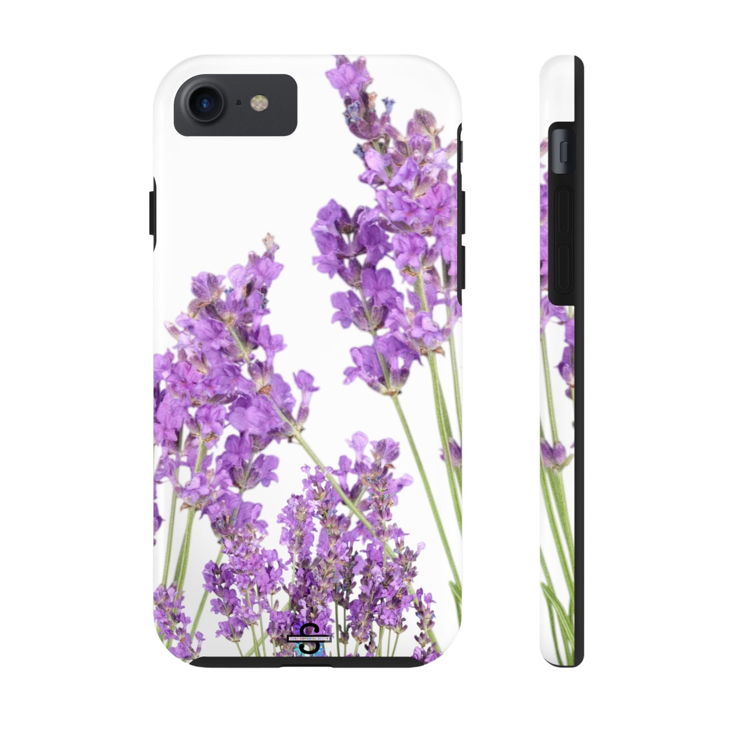 Purple Lavender print cute Phone Cover, Mobile case, iPhone 7 to iPhone15 AvailableSush Dopamine Decor