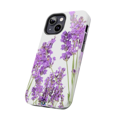 Purple Lavender print cute Phone Cover, Mobile case, iPhone 7 to iPhone15 AvailableSush Dopamine Decor