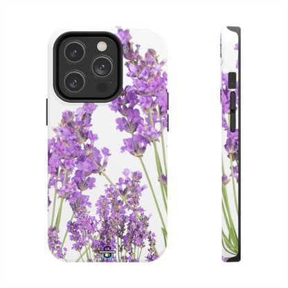 Purple Lavender print cute Phone Cover, Mobile case, iPhone 7 to iPhone15 AvailableSush Dopamine Decor