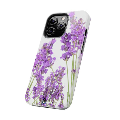 Purple Lavender print cute Phone Cover, Mobile case, iPhone 7 to iPhone15 AvailableSush Dopamine Decor