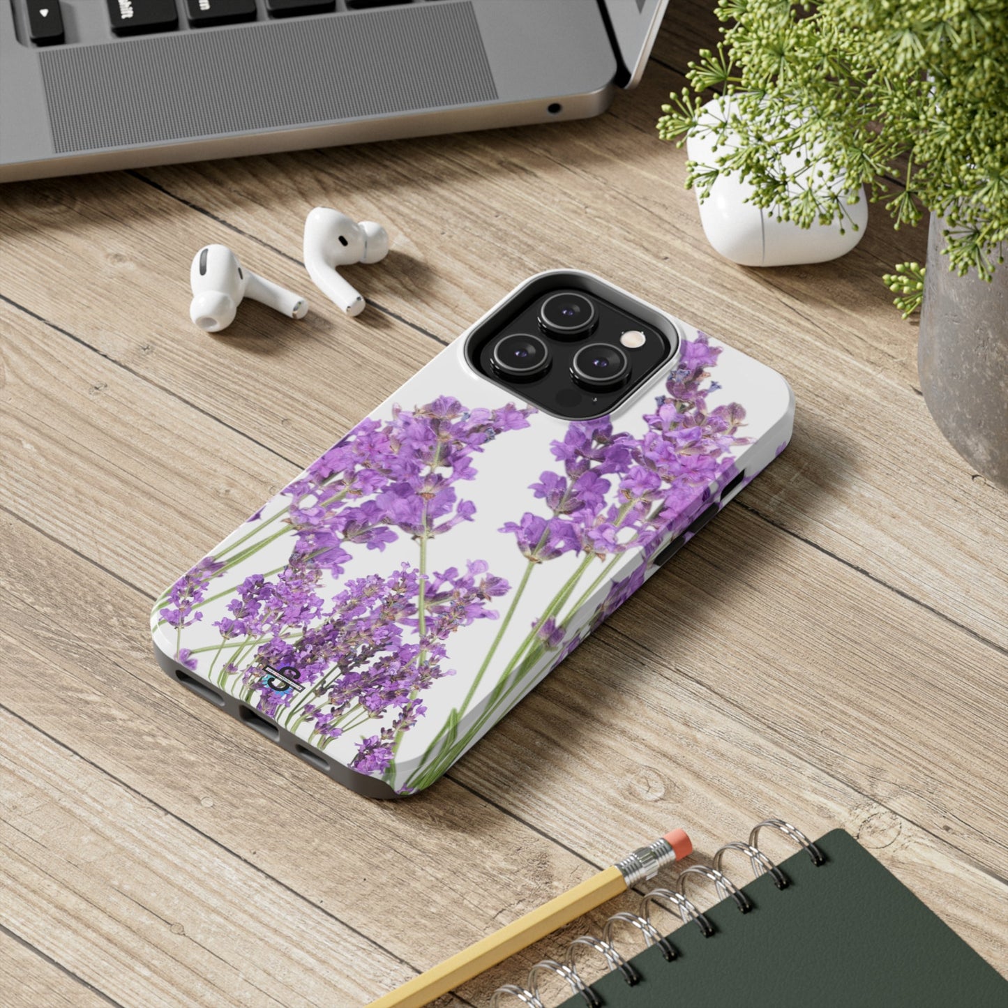 Purple Lavender print cute Phone Cover, Mobile case, iPhone 7 to iPhone15 AvailableSush Dopamine Decor