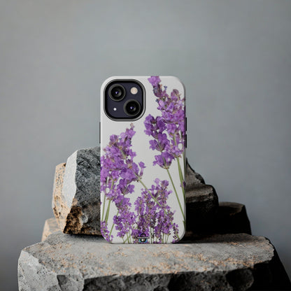 Purple Lavender print cute Phone Cover, Mobile case, iPhone 7 to iPhone15 AvailableSush Dopamine Decor