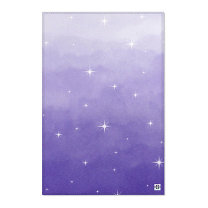 Purple starry bling Area RugsSush Dopamine Decor