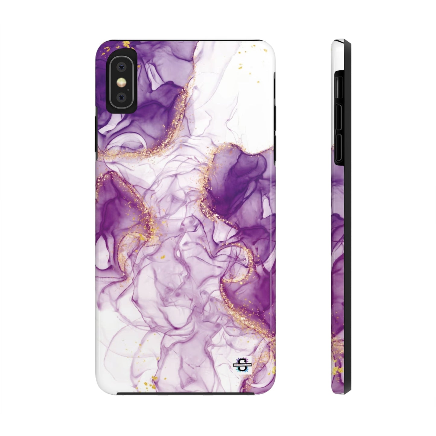 Purple White gold marble Tough Phone Case | Mobile coverSush Dopamine Decor