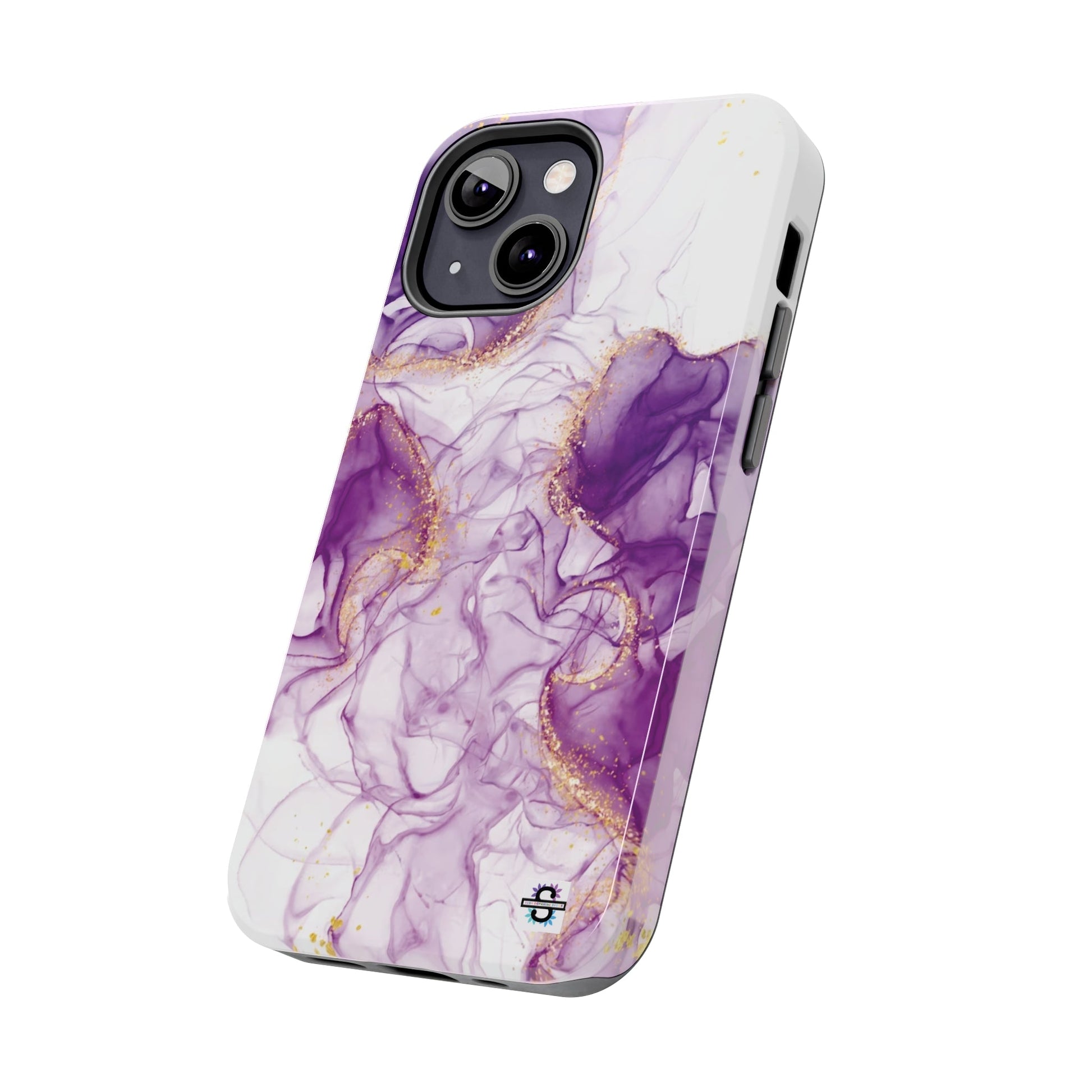 Purple White gold marble Tough Phone Case | Mobile coverSush Dopamine Decor