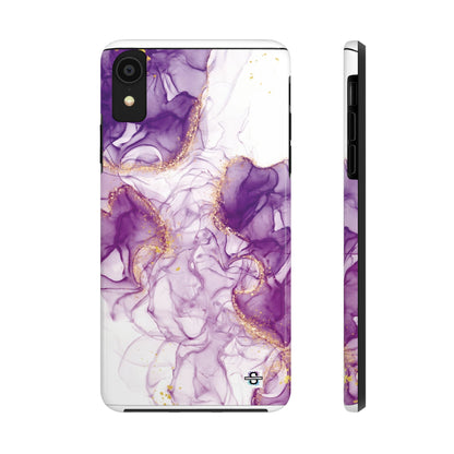 Purple White gold marble Tough Phone Case | Mobile coverSush Dopamine Decor