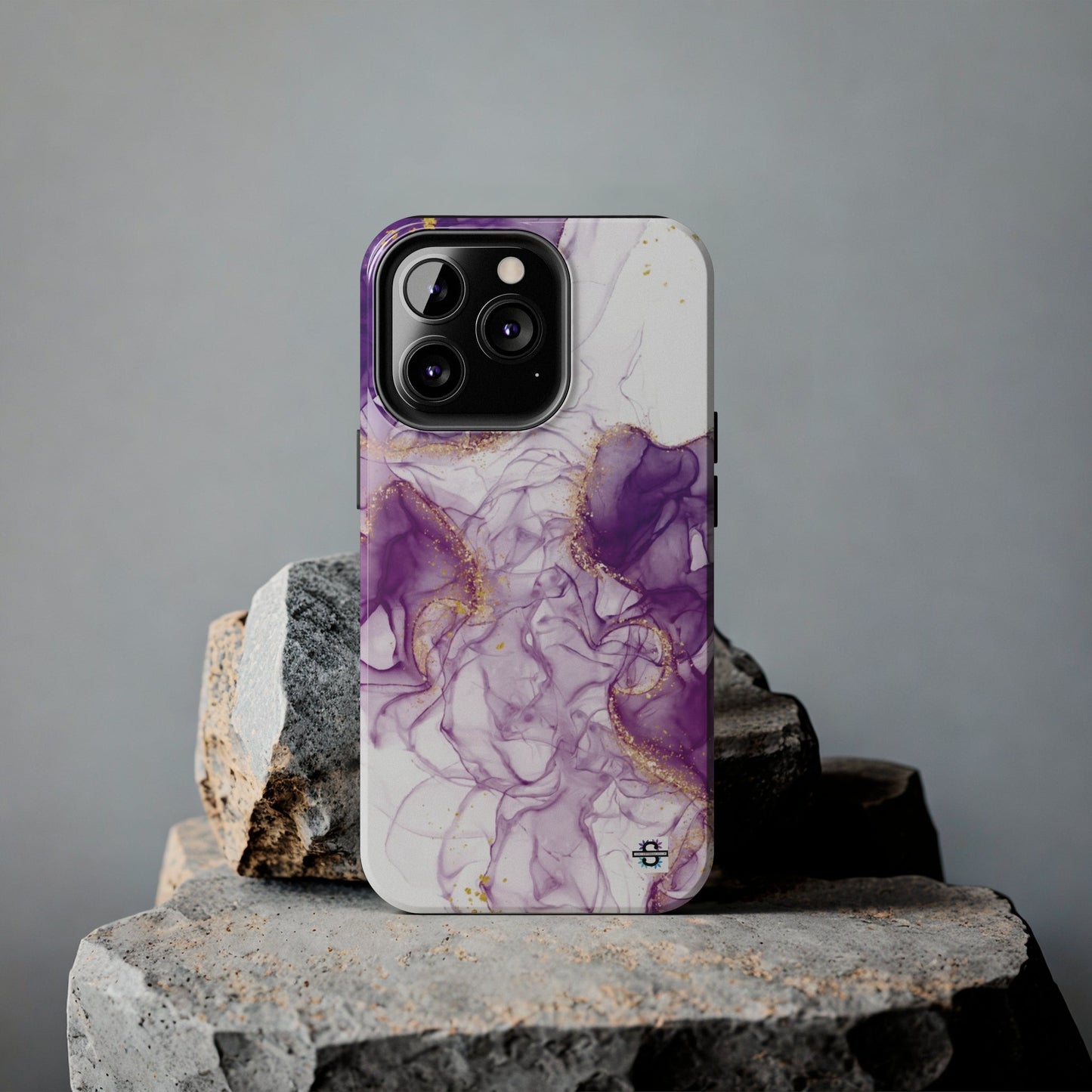 Purple White gold marble Tough Phone Case | Mobile coverSush Dopamine Decor