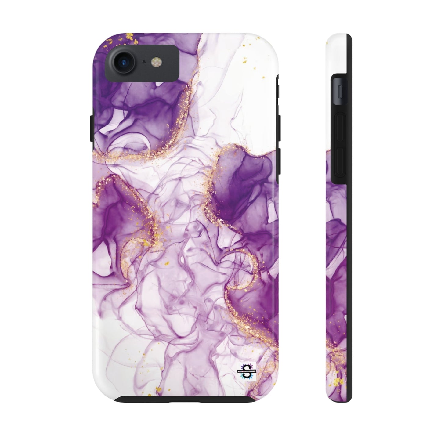 Purple White gold marble Tough Phone Case | Mobile coverSush Dopamine Decor