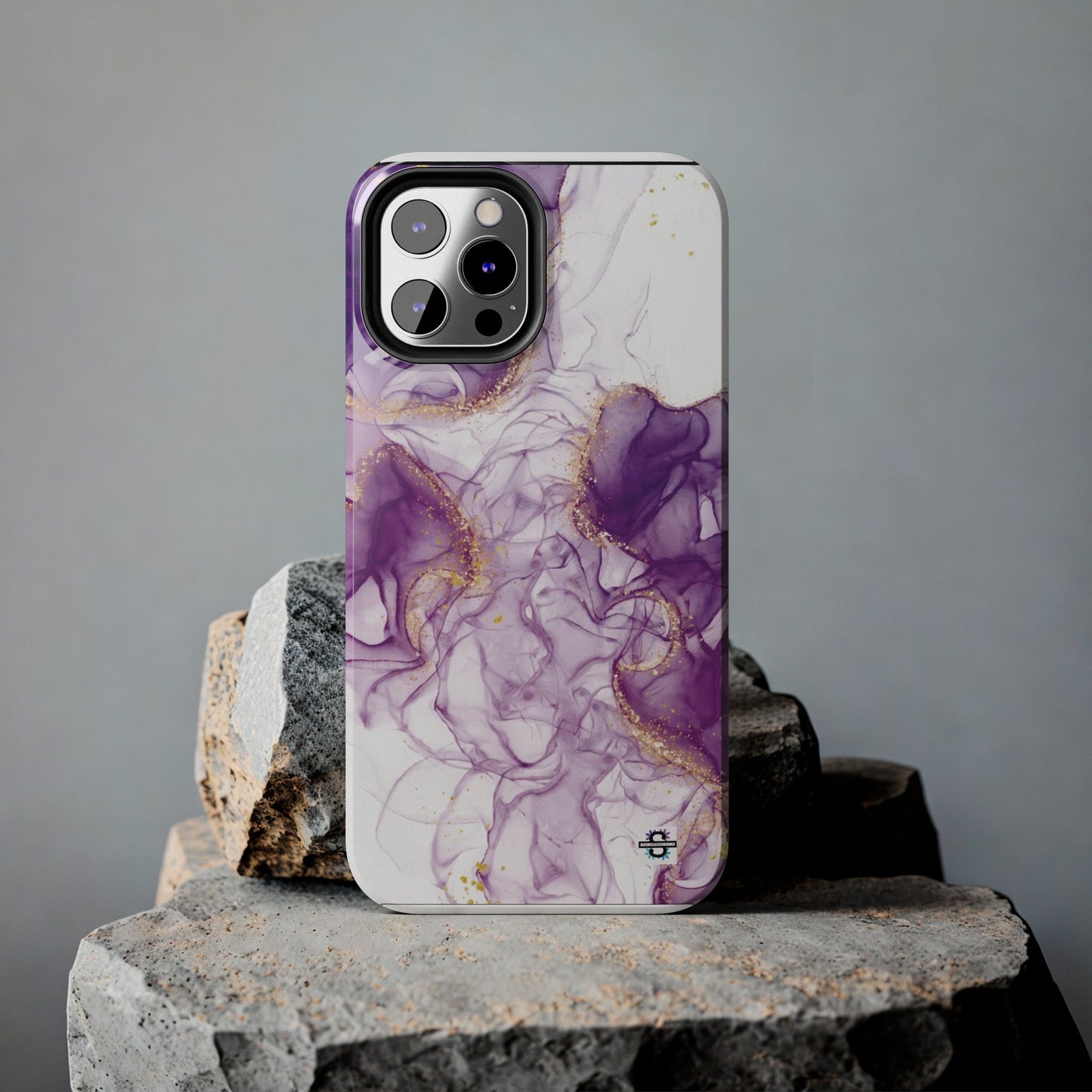 Purple White gold marble Tough Phone Case | Mobile coverSush Dopamine Decor