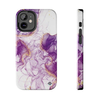 Purple White gold marble Tough Phone Case | Mobile coverSush Dopamine Decor