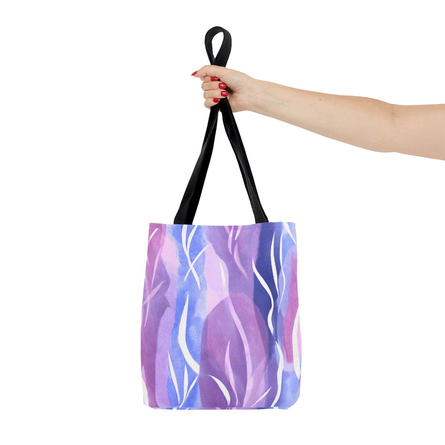 Purse Bag (AOP) purple pink leaves designSush Dopamine Decor