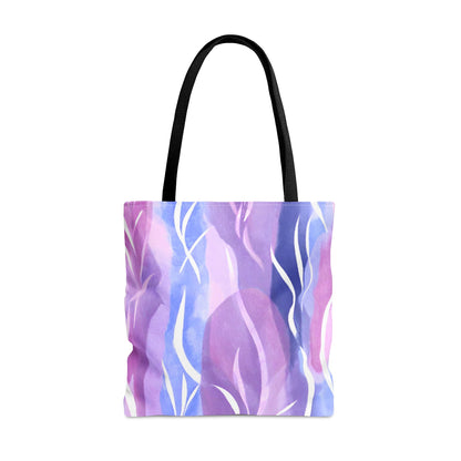 Purse Bag (AOP) purple pink leaves designSush Dopamine Decor