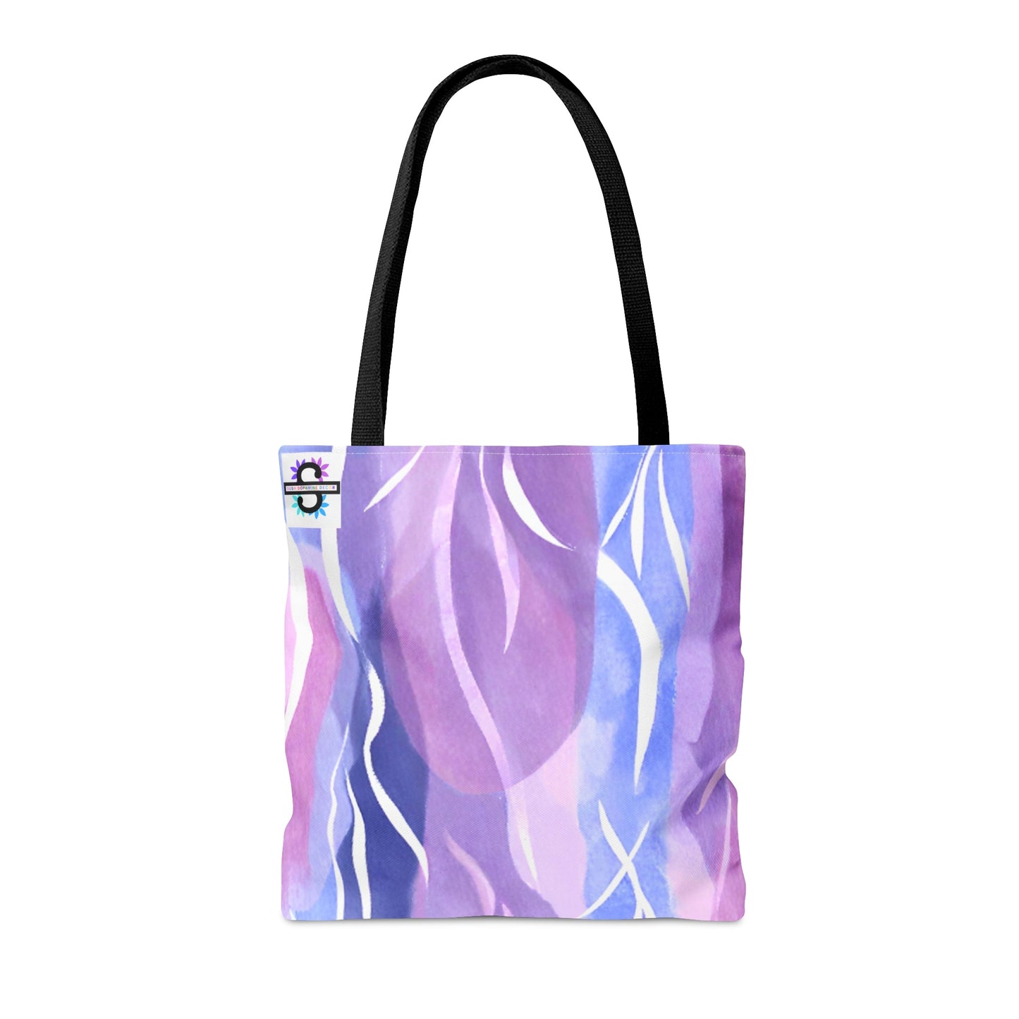 Purse Bag (AOP) purple pink leaves designSush Dopamine Decor