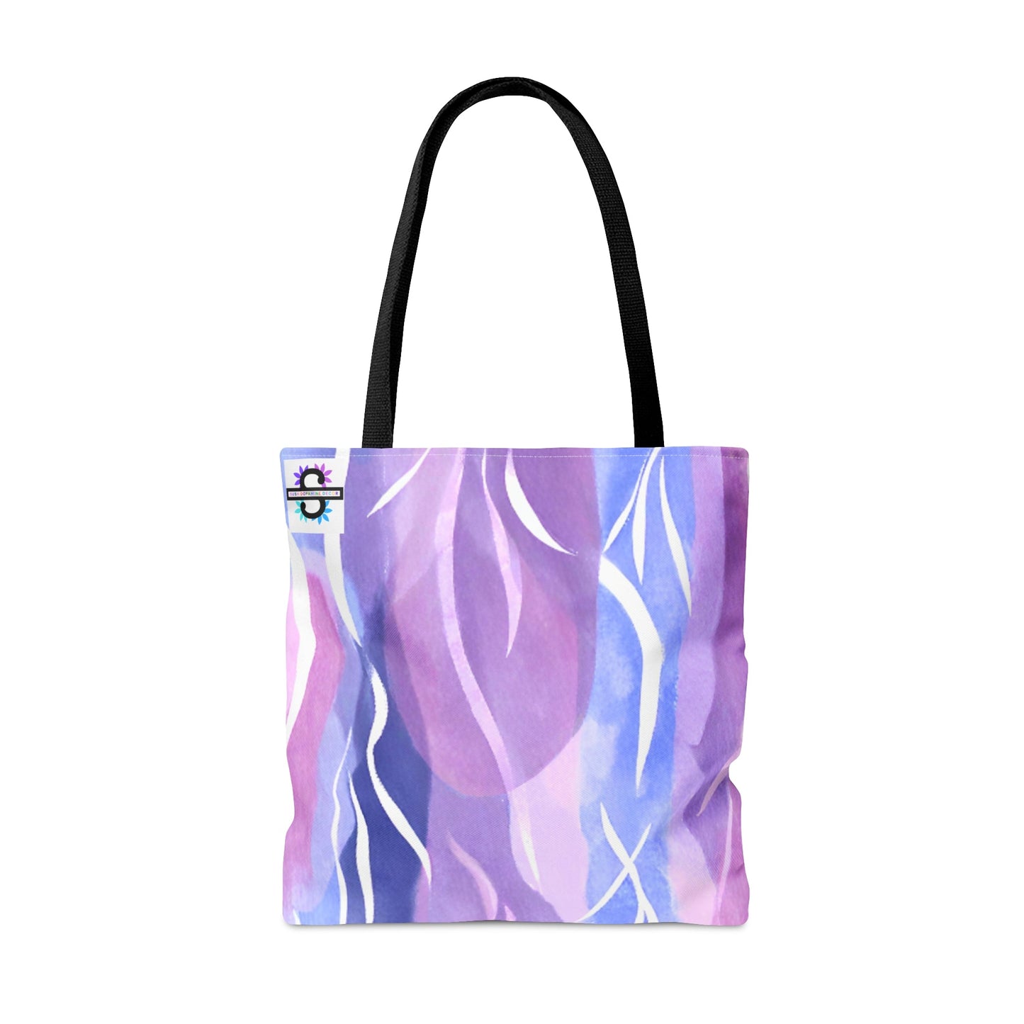 Purse Bag (AOP) purple pink leaves designSush Dopamine Decor