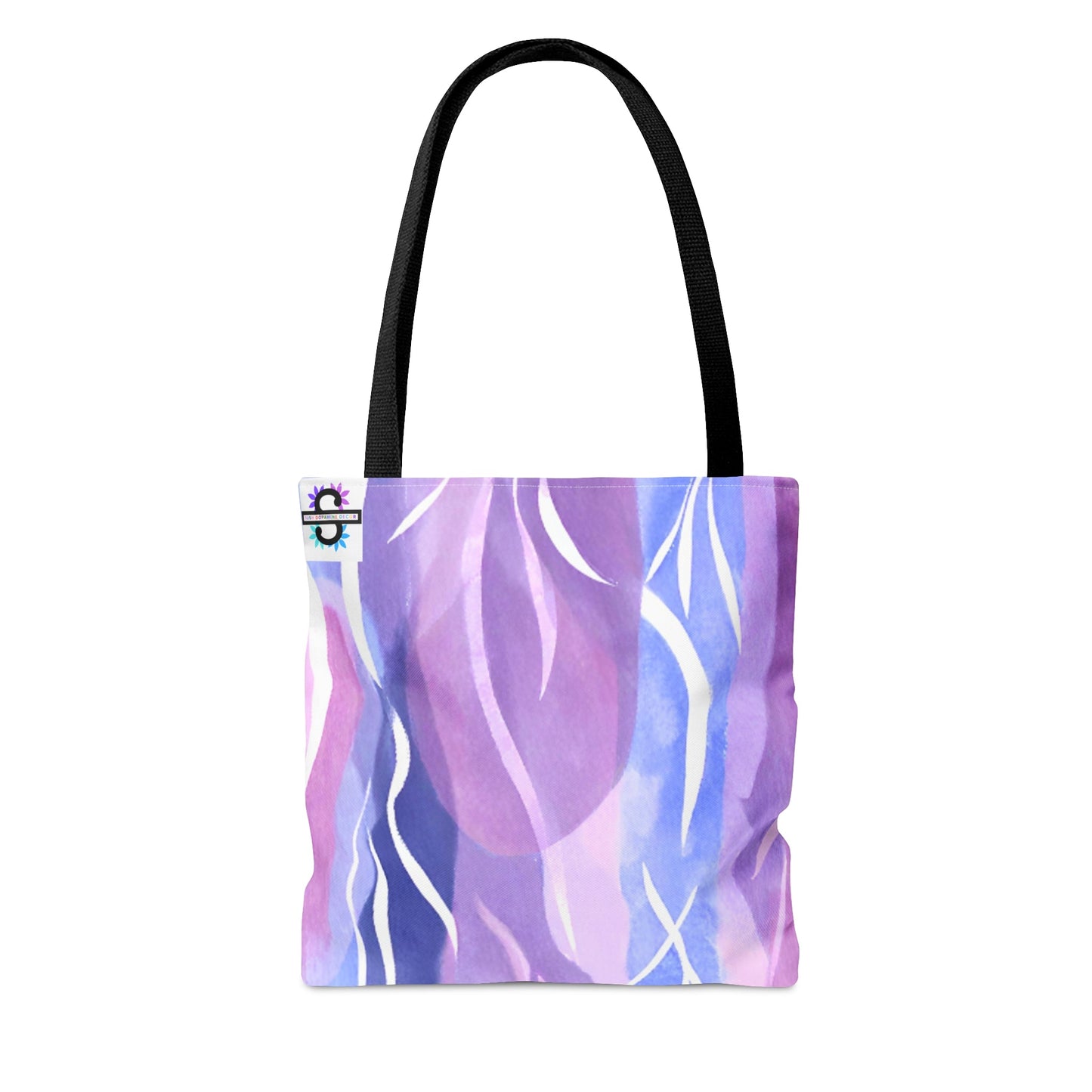 Purse Bag (AOP) purple pink leaves designSush Dopamine Decor