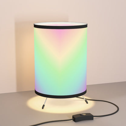 Rainbow Gradient Tripod Lamp with High - Res Printed Shade, US\CA plugSush Dopamine Decor