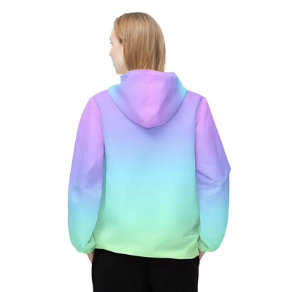 Rainbow Gradient Windbreaker Jacket (AOP)Sush Dopamine Decor