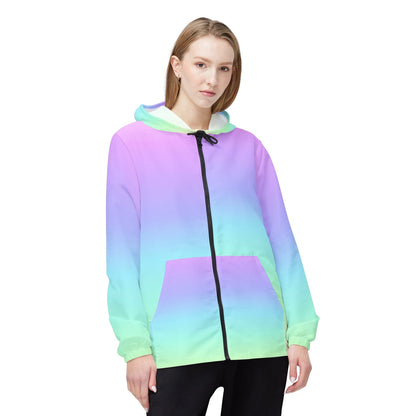 Rainbow Gradient Windbreaker Jacket (AOP)Sush Dopamine Decor