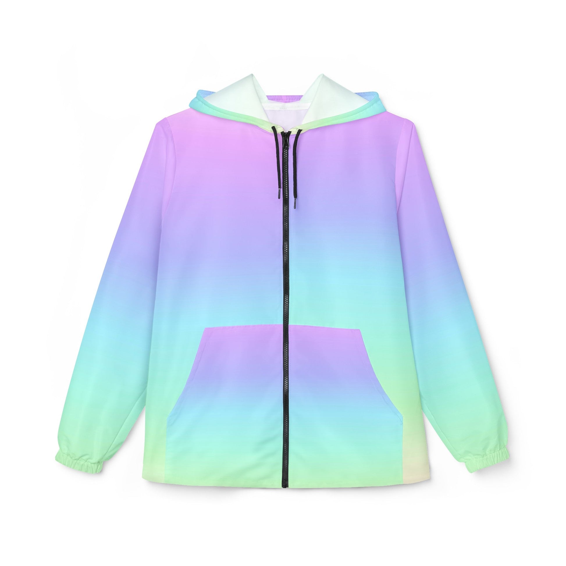 Rainbow Gradient Windbreaker Jacket (AOP)Sush Dopamine Decor