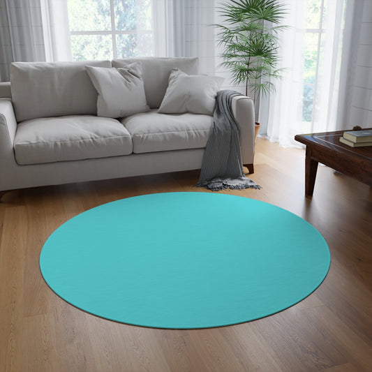 Sea Blue Round Rug | Home DecorSush Dopamine Decor