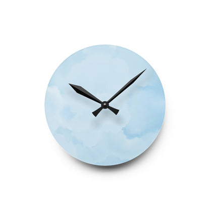 Sky Blue Wall ClockSush Dopamine Decor