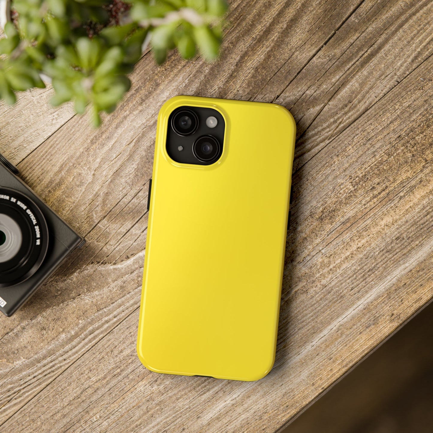 Solid yellow cover Tough Phone Case | Mobile coverSush Dopamine Decor