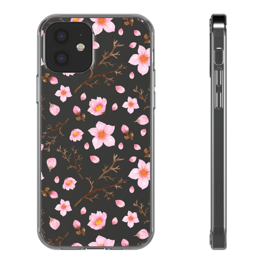 Springy Pink red floral print Mobile cover | Phone caseSush Dopamine Decor