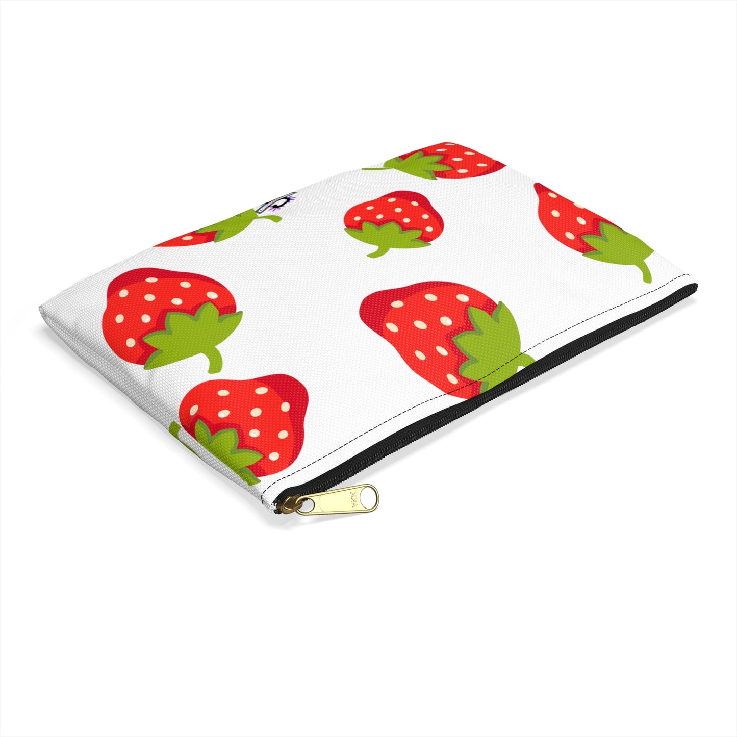 Strawberry white Accessory PouchSush Dopamine Decor