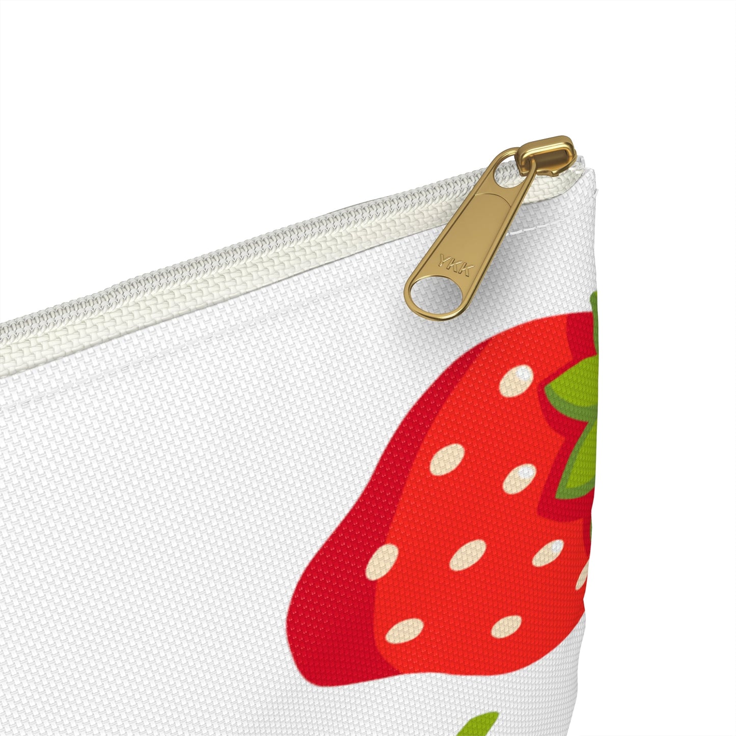 Strawberry white Accessory PouchSush Dopamine Decor