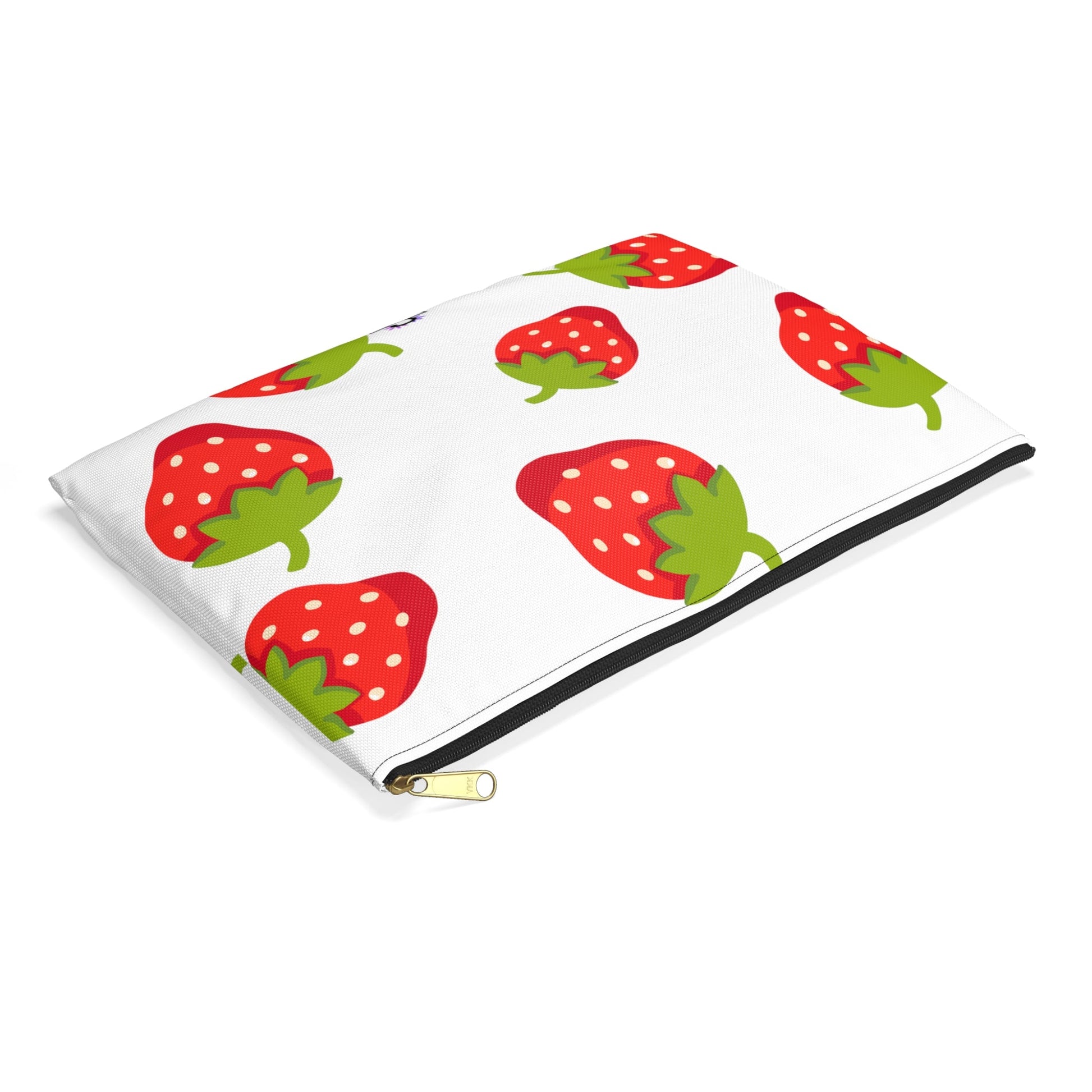 Strawberry white Accessory PouchSush Dopamine Decor