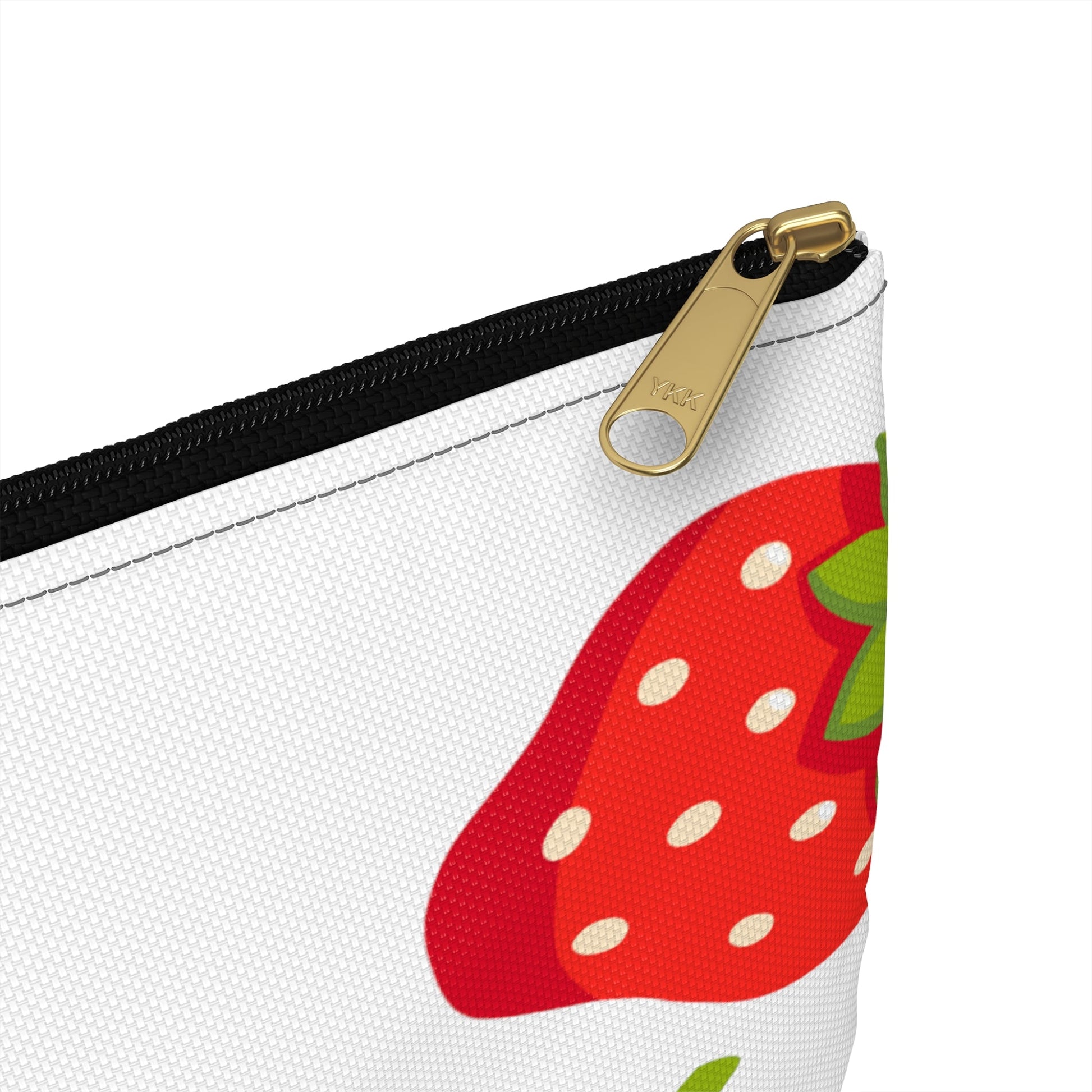 Strawberry white Accessory PouchSush Dopamine Decor