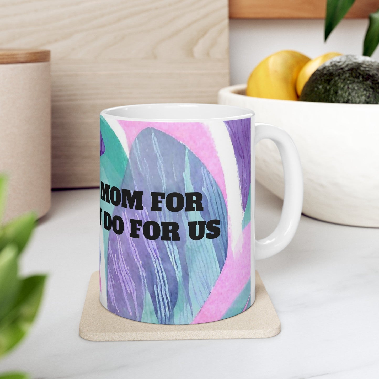 "Thank you Mom" Mug 11ozSush Dopamine Decor