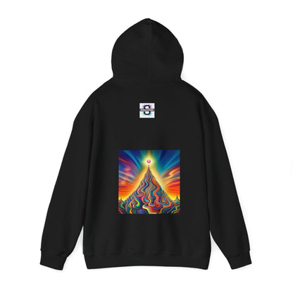 Trippy Forest Vibes: Happy Girl's Manifest Unisex Hoodie for Comfort & AdventureSush Dopamine Decor