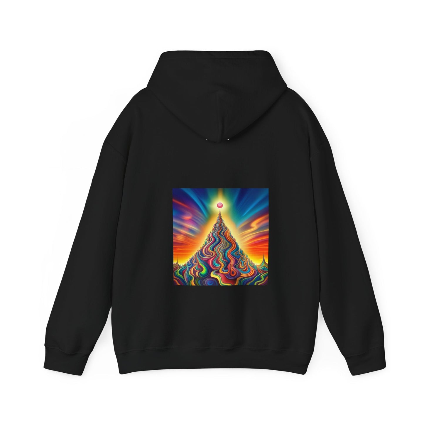 Trippy Forest Vibes: Happy Girl's Manifest Unisex Hoodie for Comfort & AdventureSush Dopamine Decor