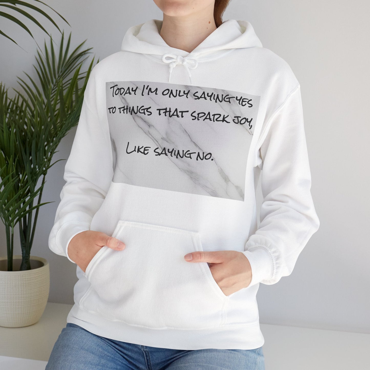 Unisex Cozy Comfort Hoodie in Heavy Blend™ FabricSush Dopamine Decor