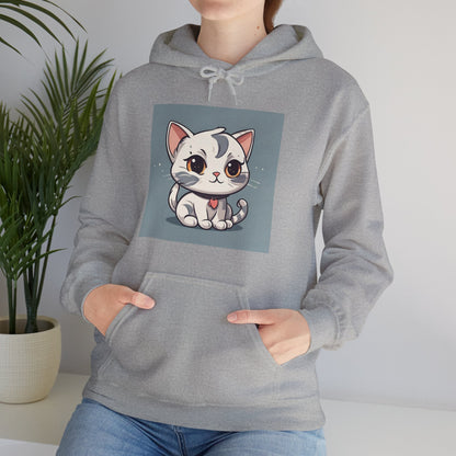 Unisex Heavy Blend™ Hooded Sweatshirt - cute cat hoodieSush Dopamine Decor