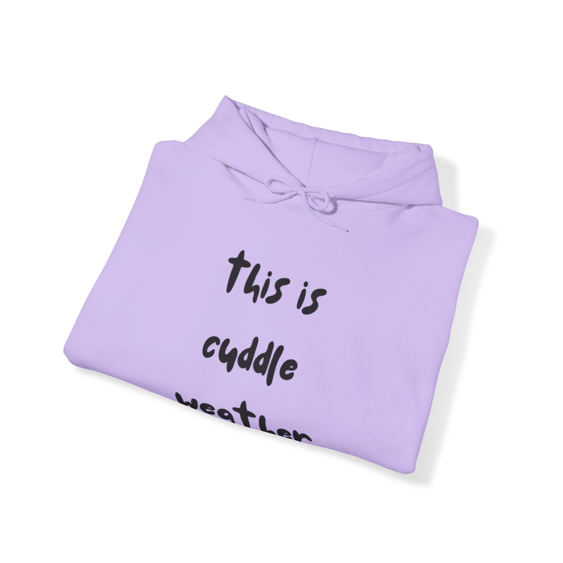 Unisex Heavy Blend™ Hooded Sweatshirt - This is Cuddle WeatherSush Dopamine Decor