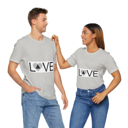 Unisex Jersey Short Sleeve Love T - shirt | TeeSush Dopamine Decor