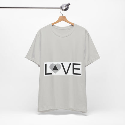 Unisex Jersey Short Sleeve Love T - shirt | TeeSush Dopamine Decor